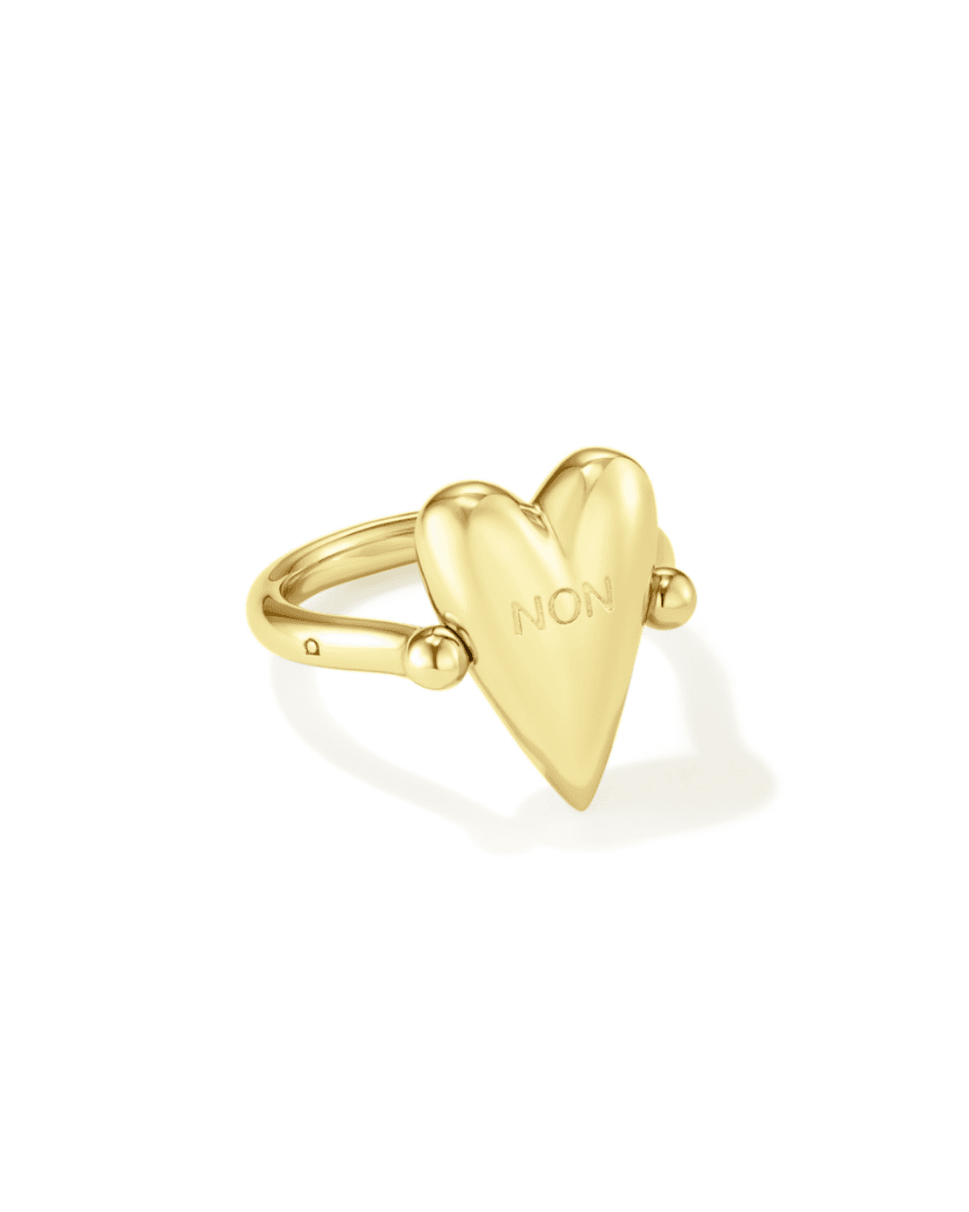 Oui/Non Flip Ring Gold Vermeil