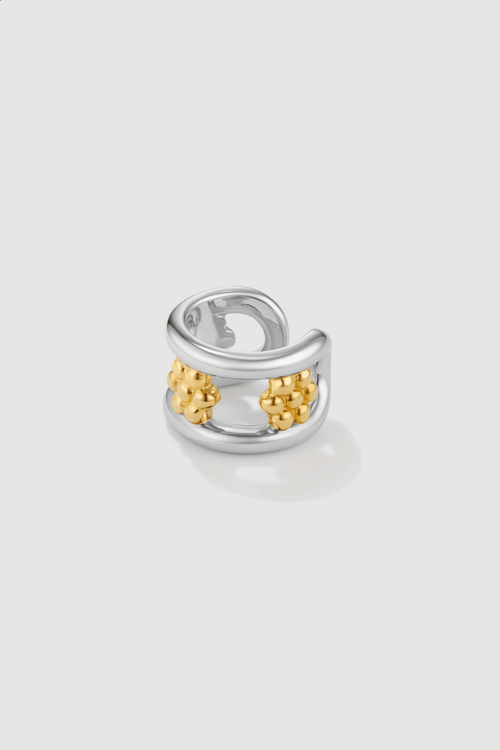Beaded Flower Earcuff
