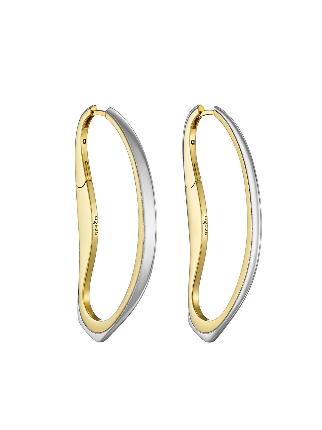 Bicolour Scissor Earrings