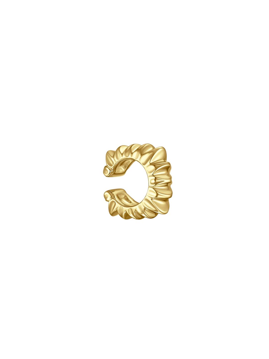 Warp Earcuff Gold Vermeil