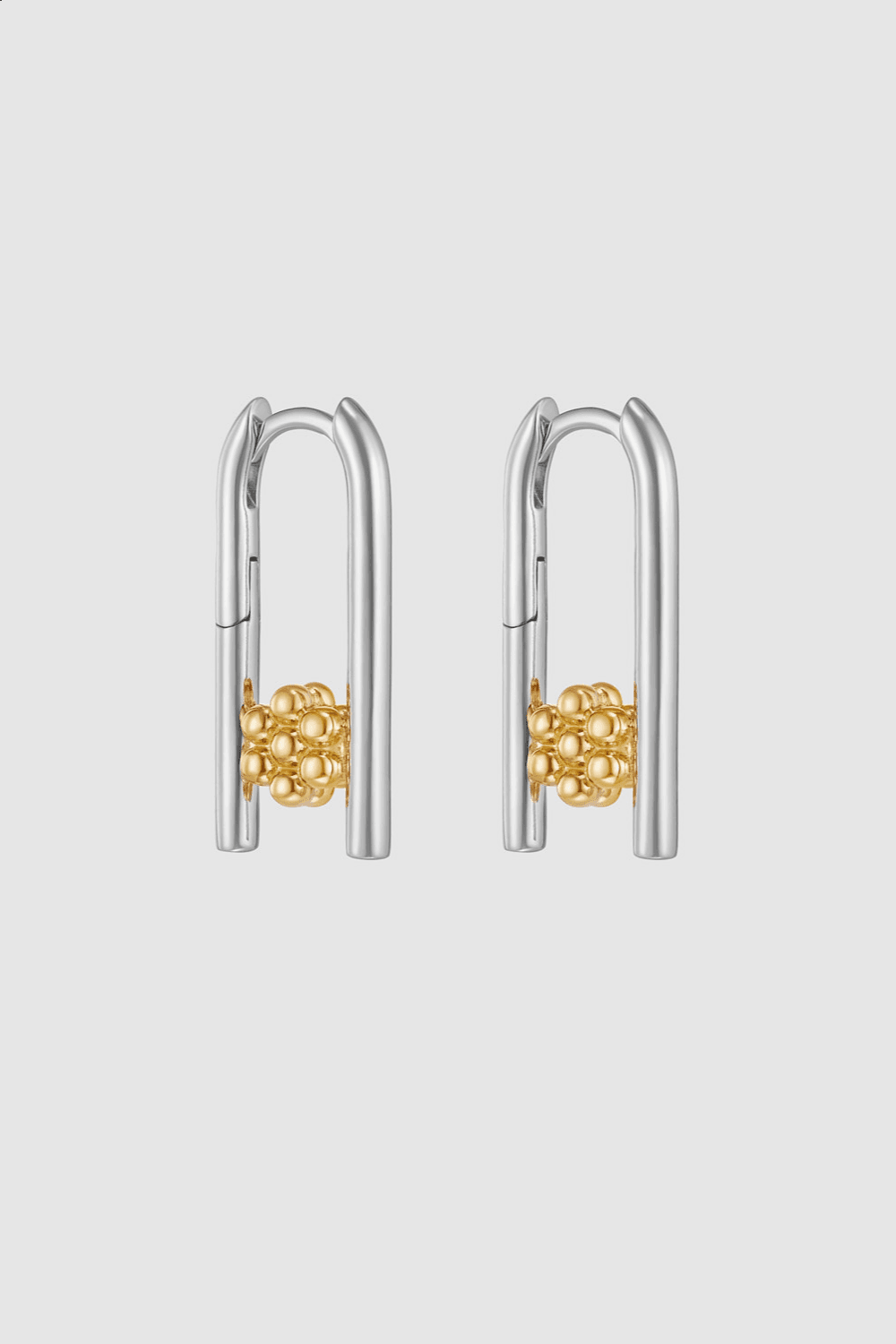 Beaded Flower Bracket Hoops