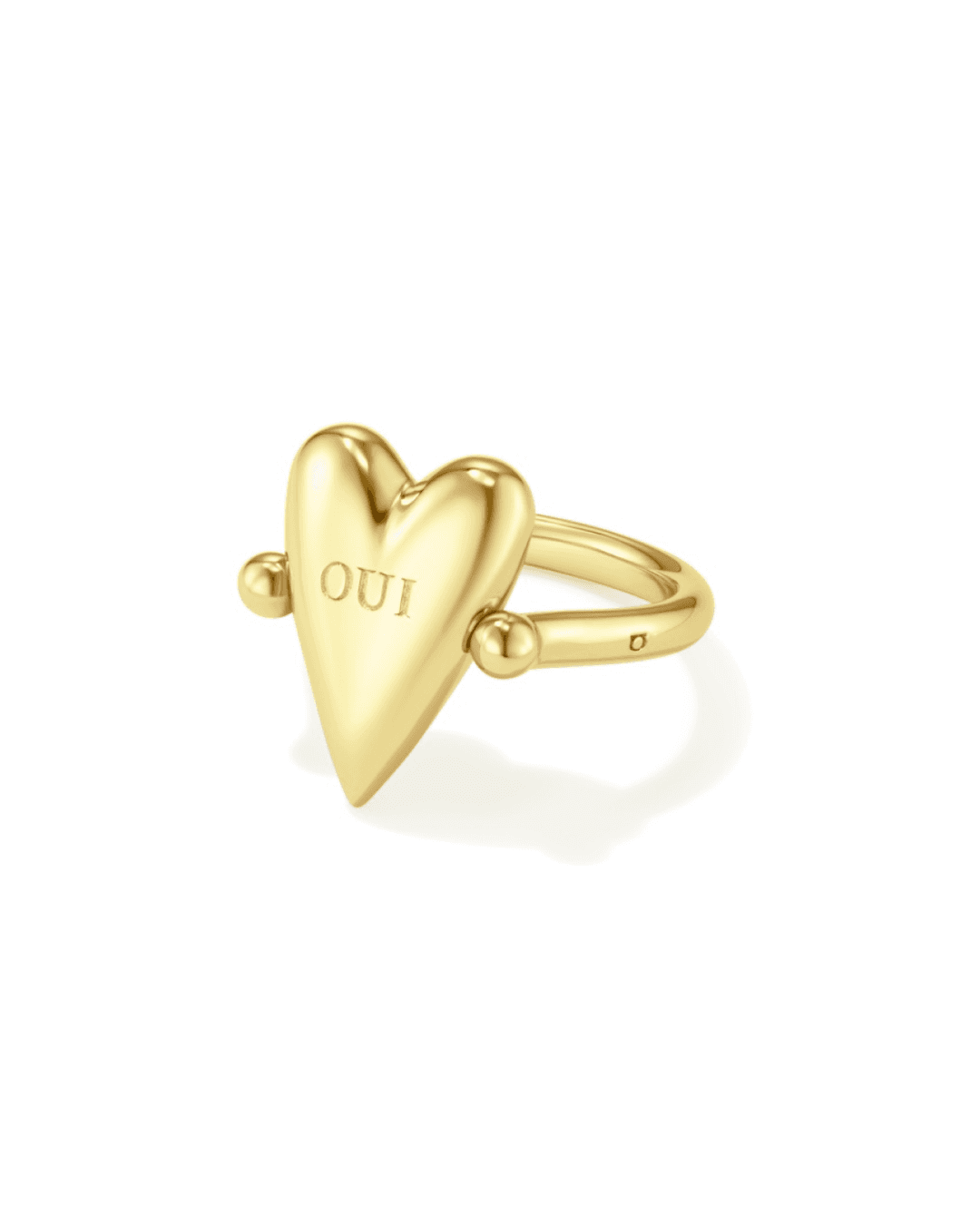 Oui/Non Flip Ring Gold Vermeil