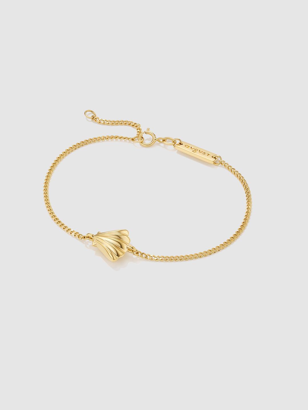 Scallop Bracelet Gold Plated