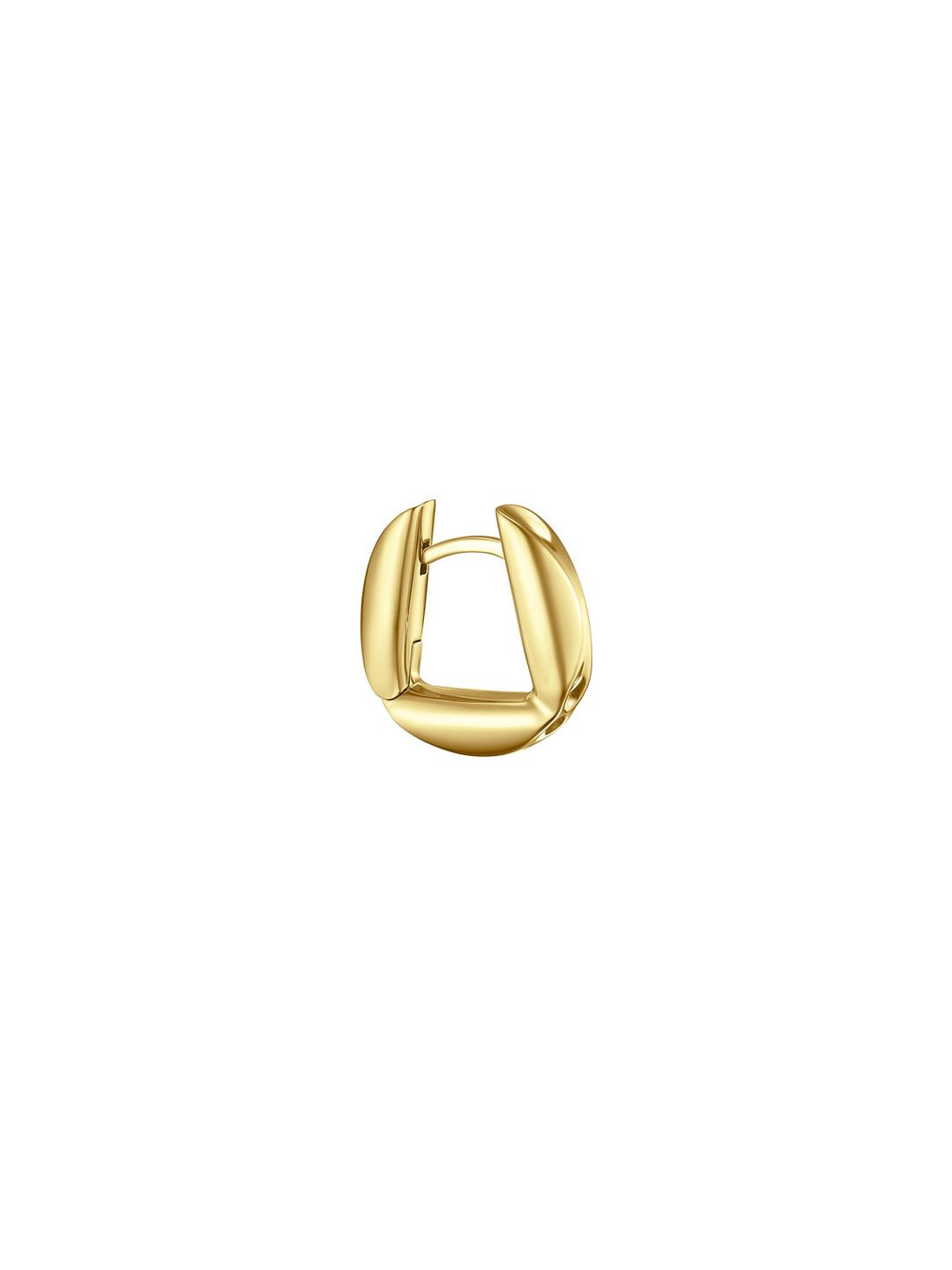 Third Contact Hoop Gold Vermeil