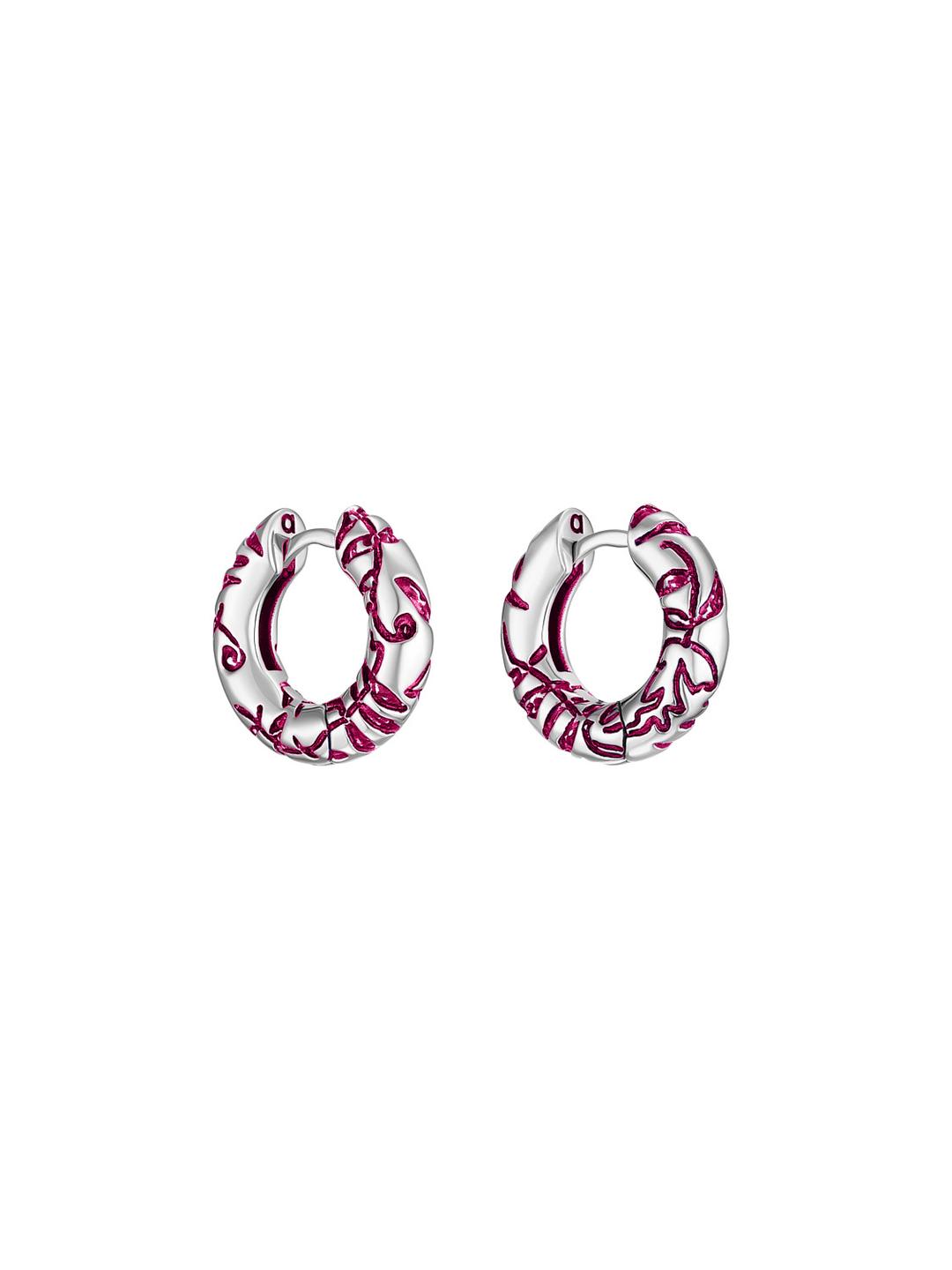 Fern Hoops Jarman's Pink