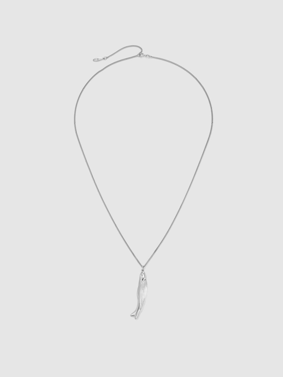 Rock Crystal Fish Necklace
