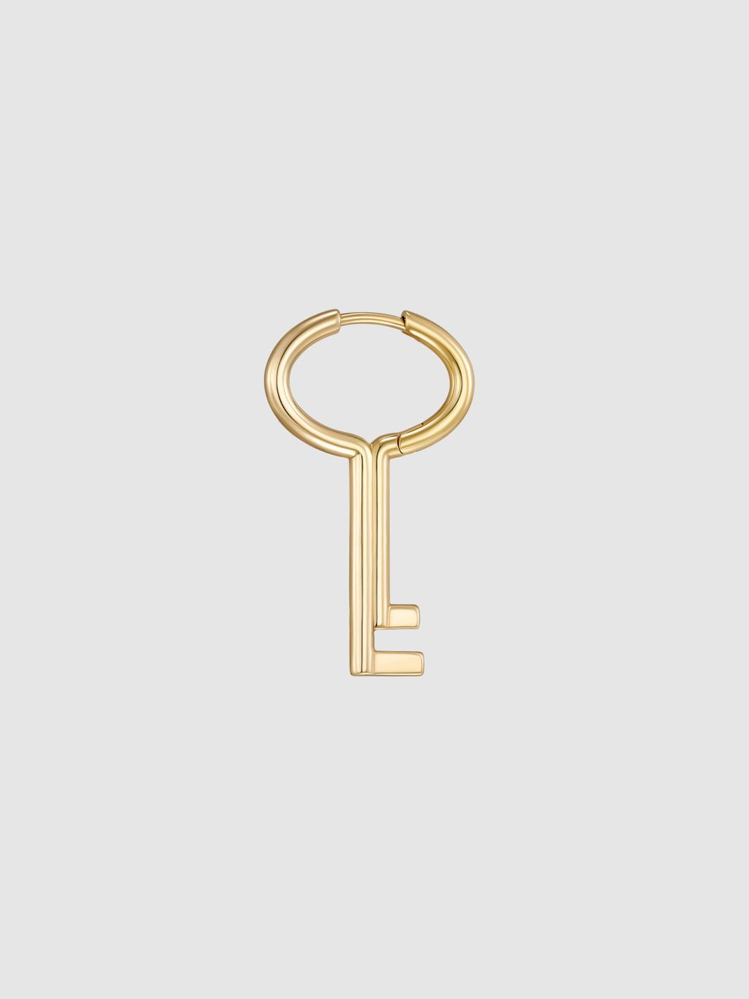 Avgvst x Inès Mélia Key Earring Gold Vermeil