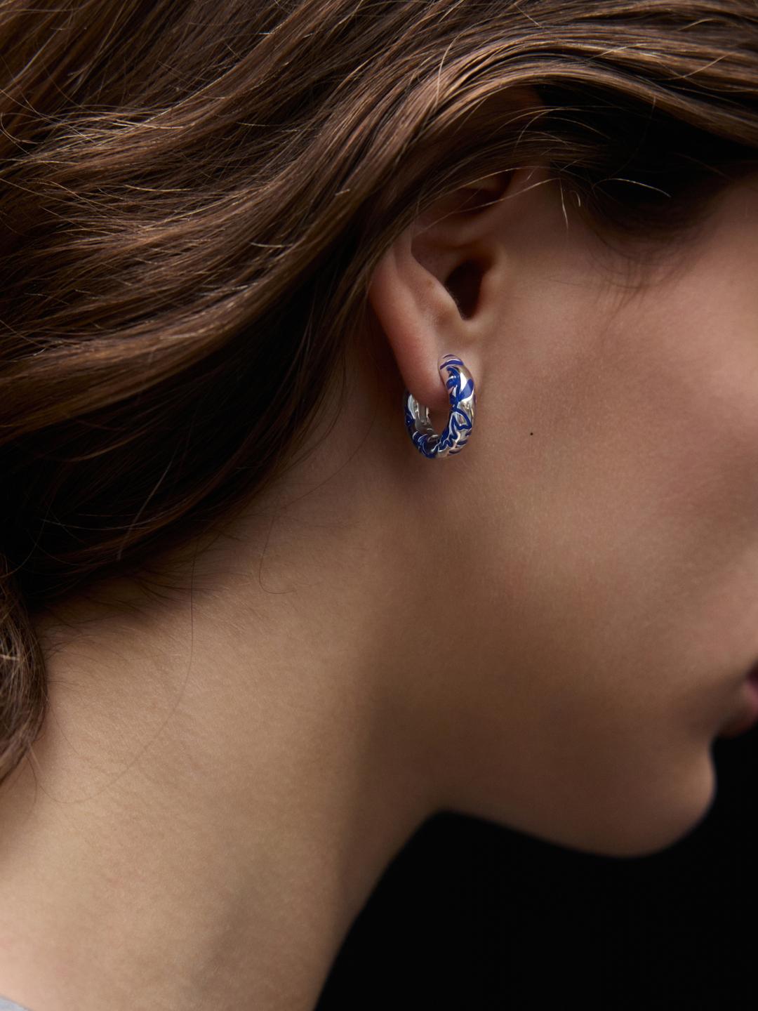Fern Hoops Jarman's Blue