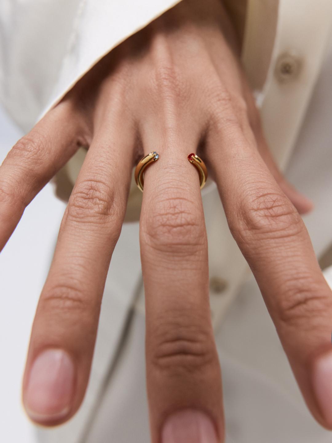 Avgvst x J.Kim Tube Ring Yellow Gold