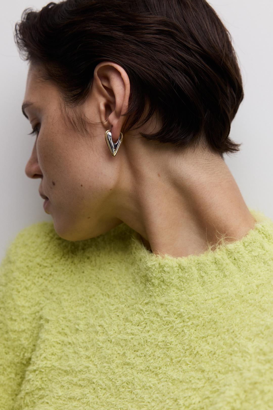 Bumper Heart Earrings
