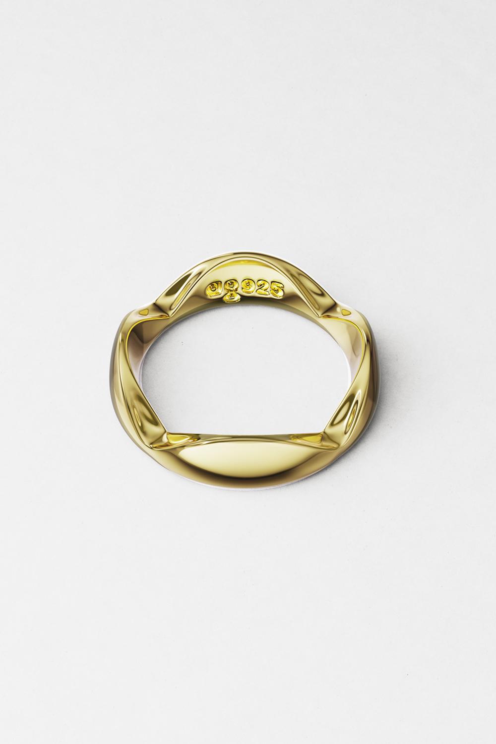Crown Ring Gold Vermeil