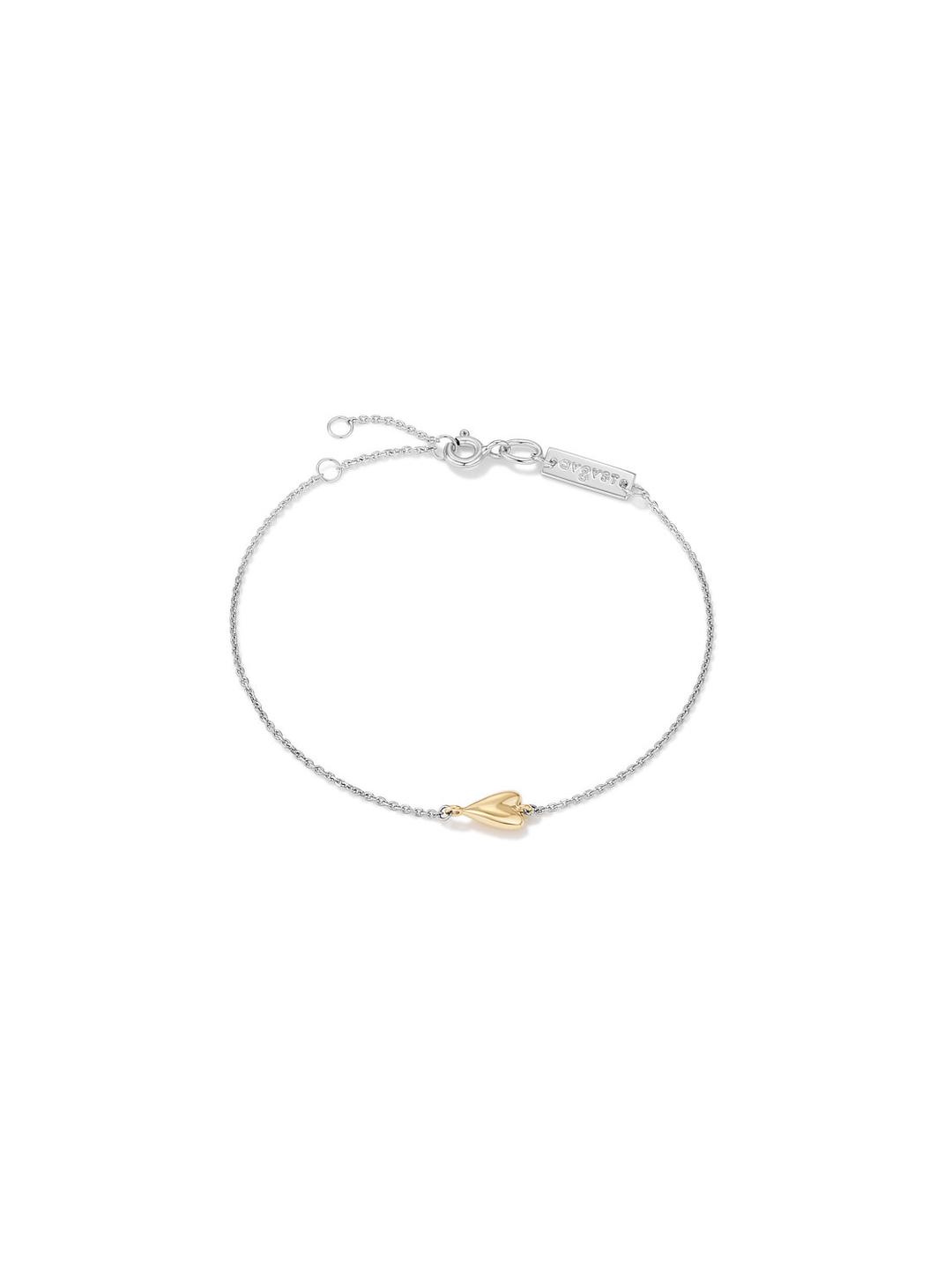 Double Gold Heart Bracelet