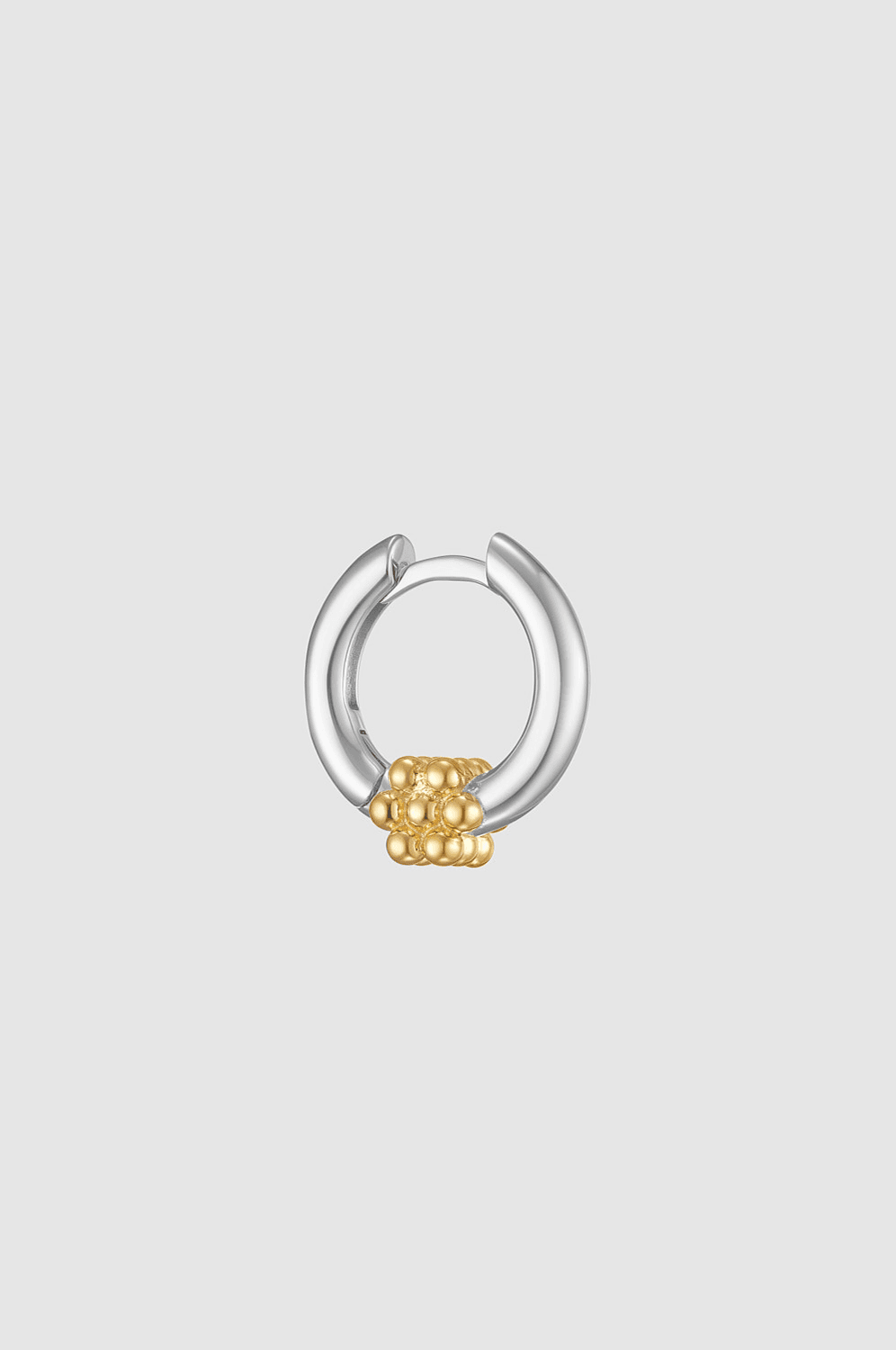 Beaded Flower Everyday Hoop
