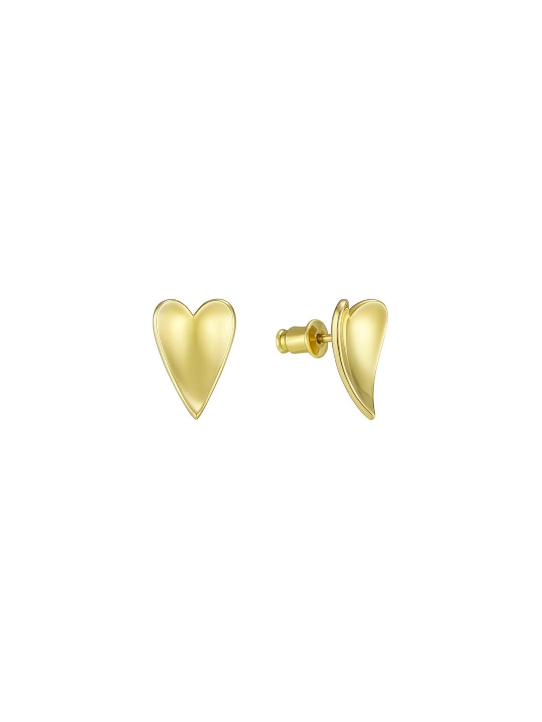 Small Sailing Studs Gold Vermeil