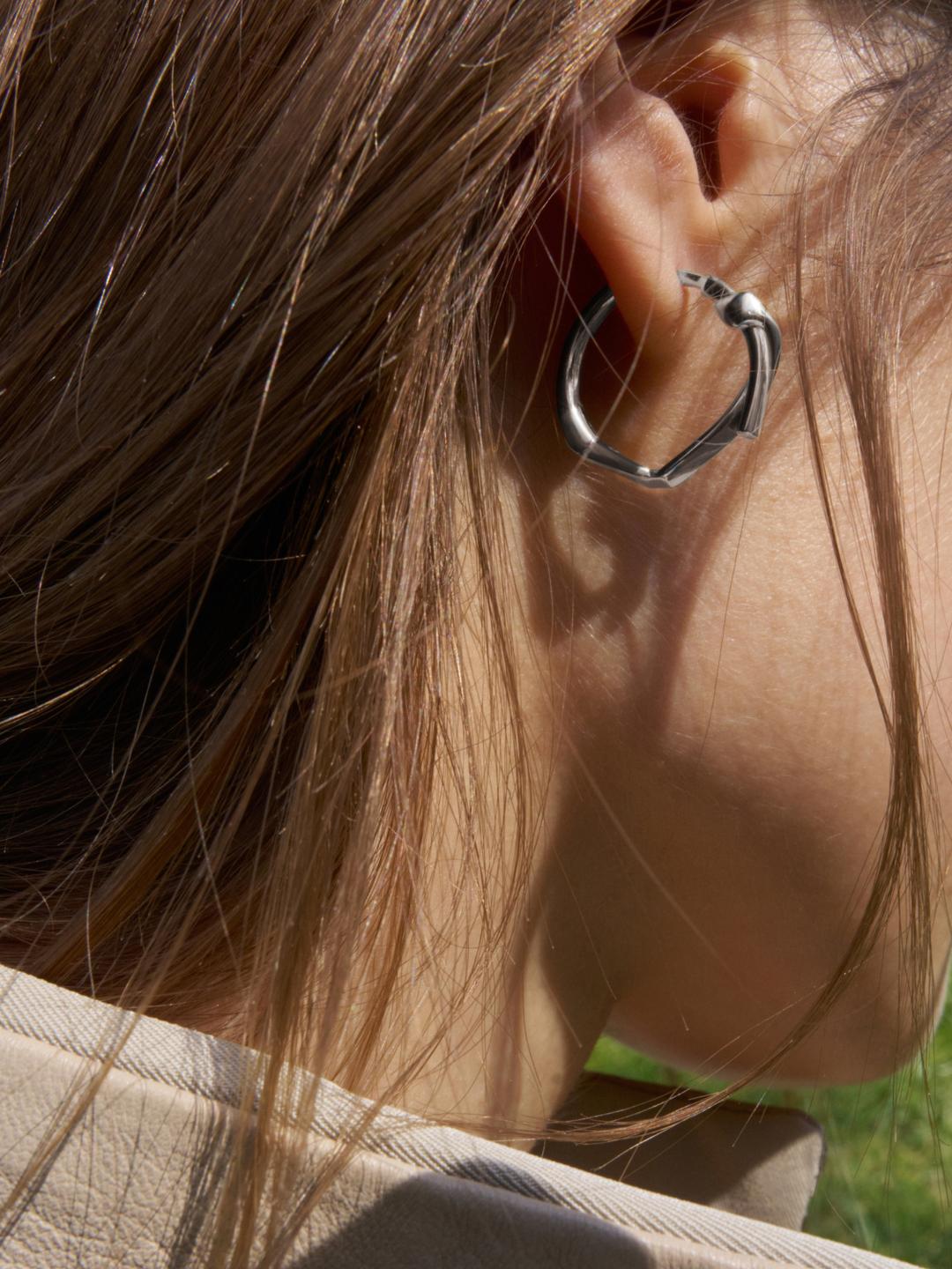 Grass Knot Hoops