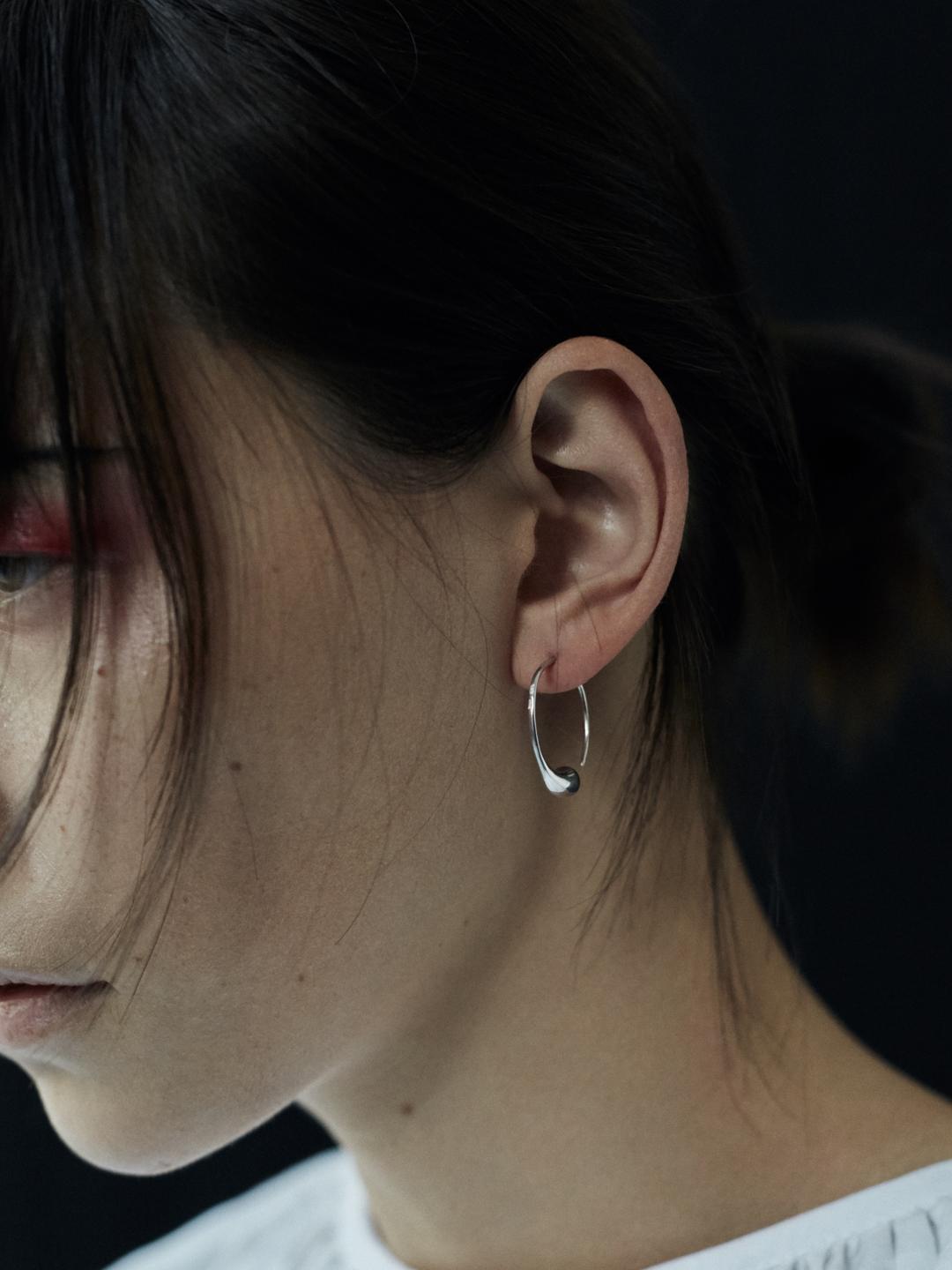 Drop cc-earrings Gold Vermeil