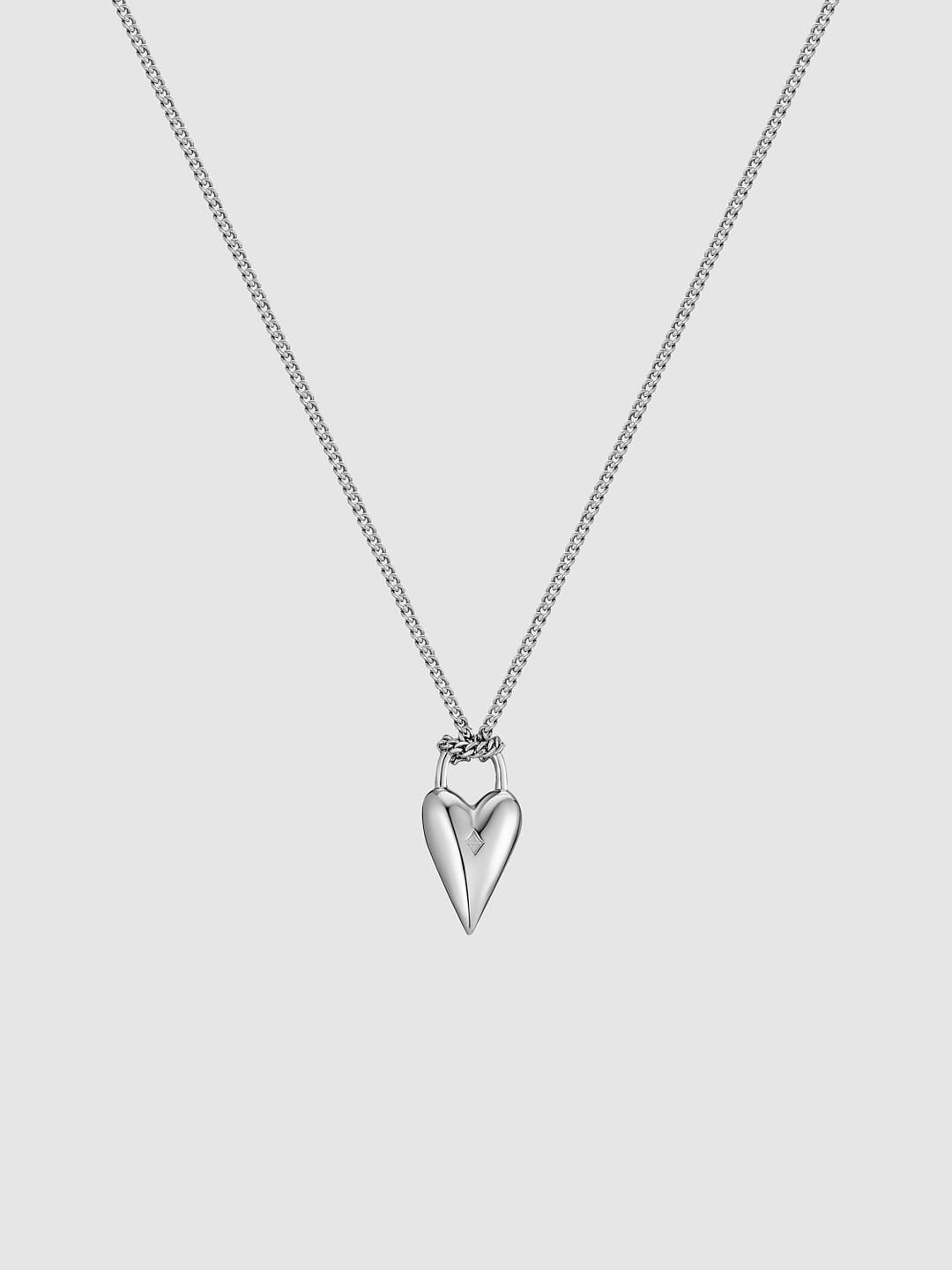 Heart and Key Necklace