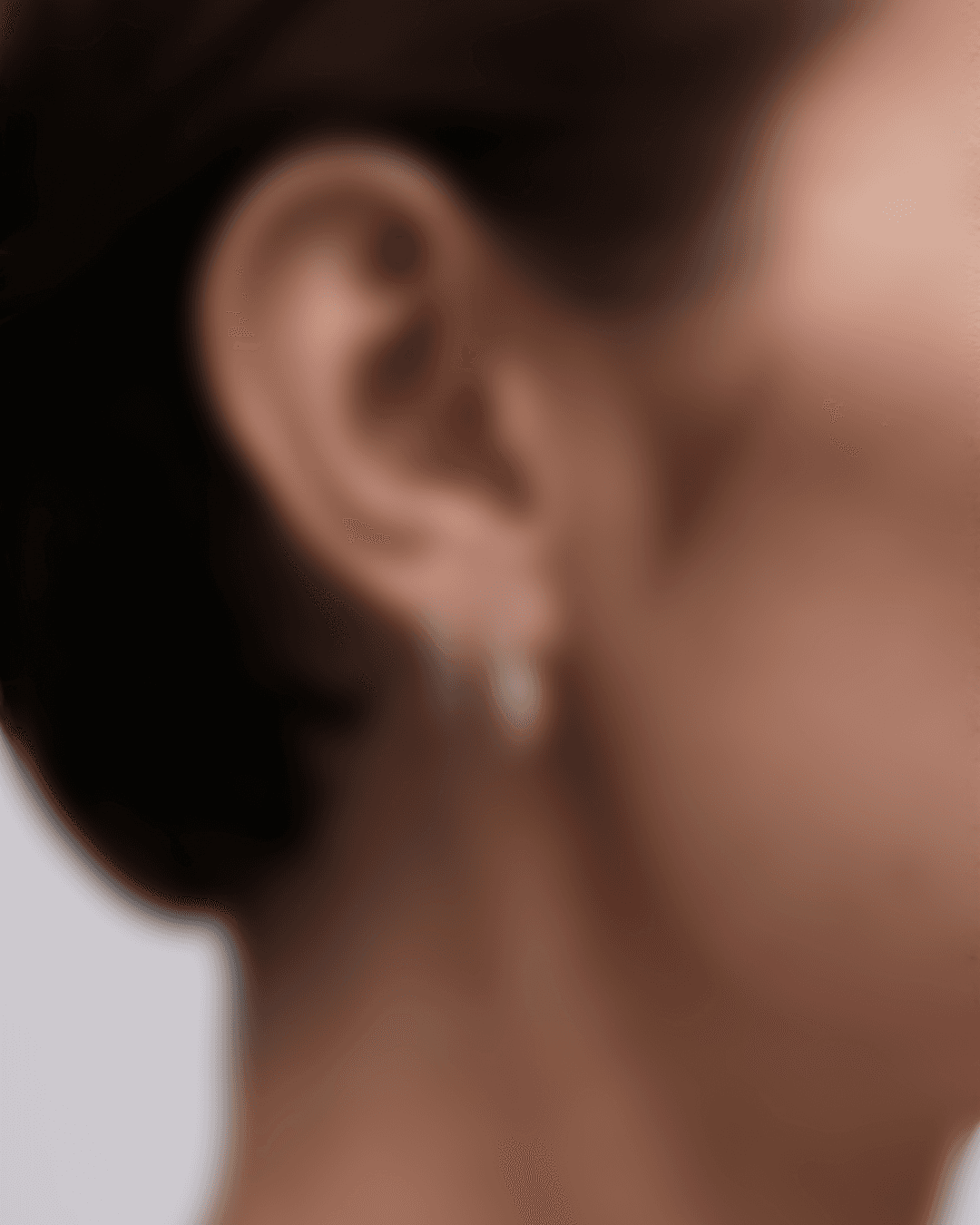 Swirl Seed Right Earring Gold Vermeil