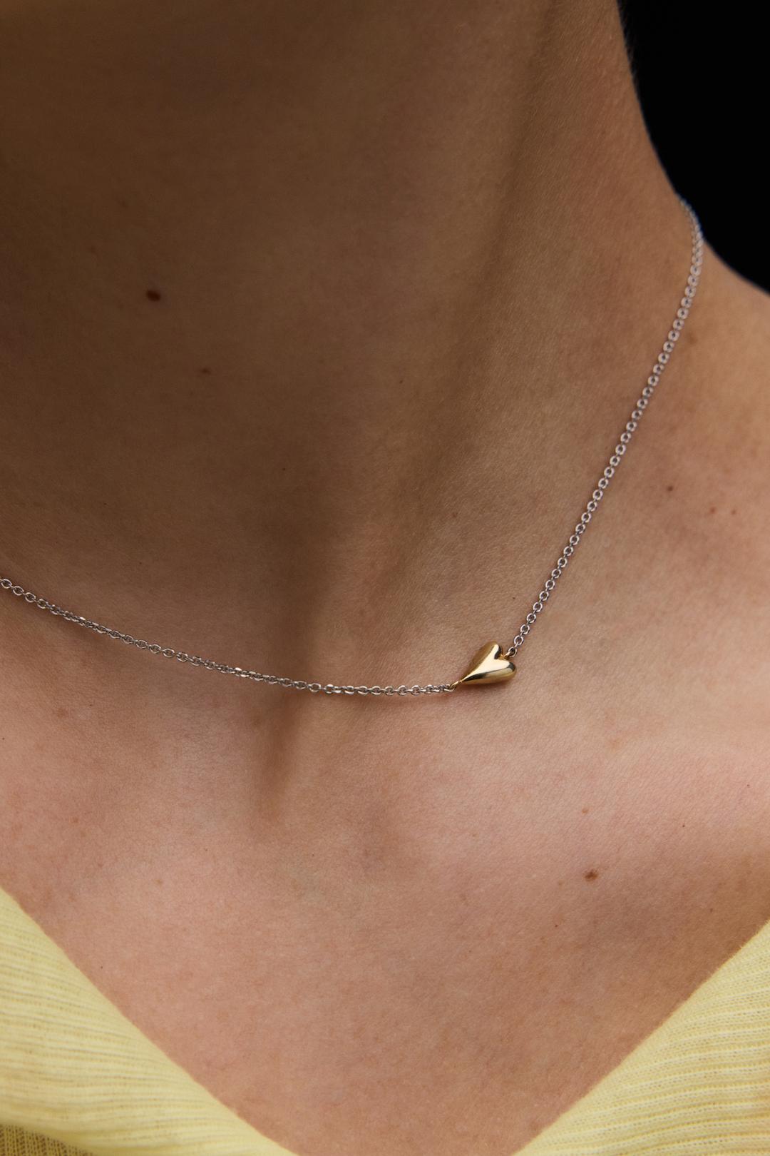Double Gold Heart Necklace