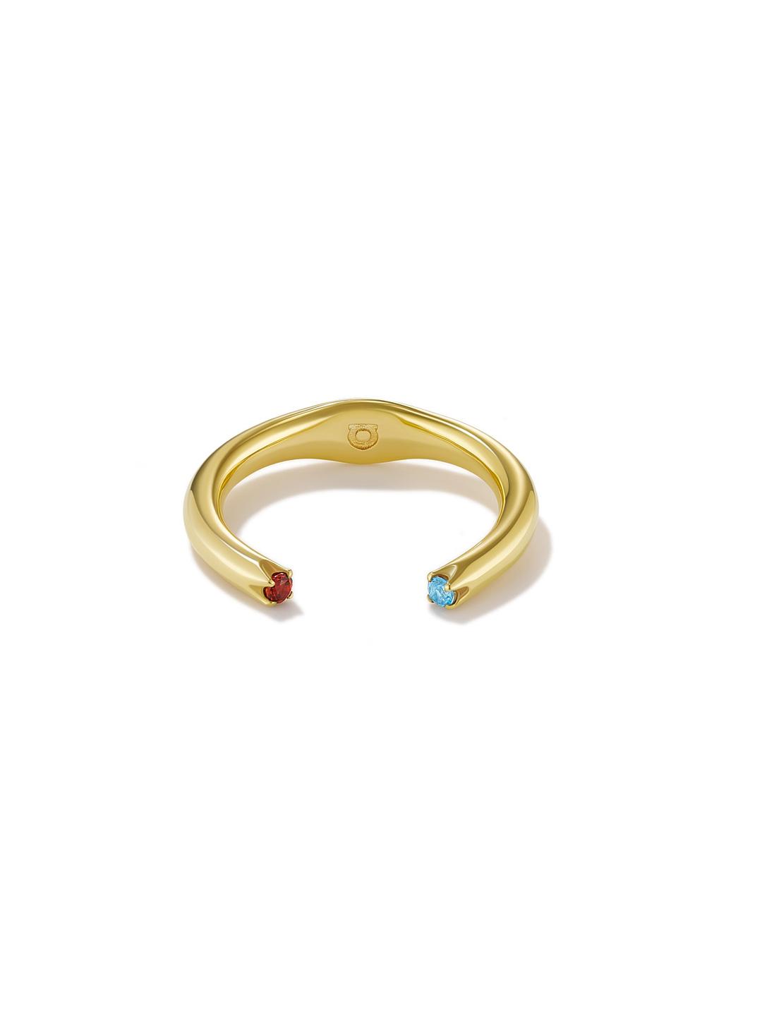 Avgvst x J.Kim Tube Ring Gold Vermeil