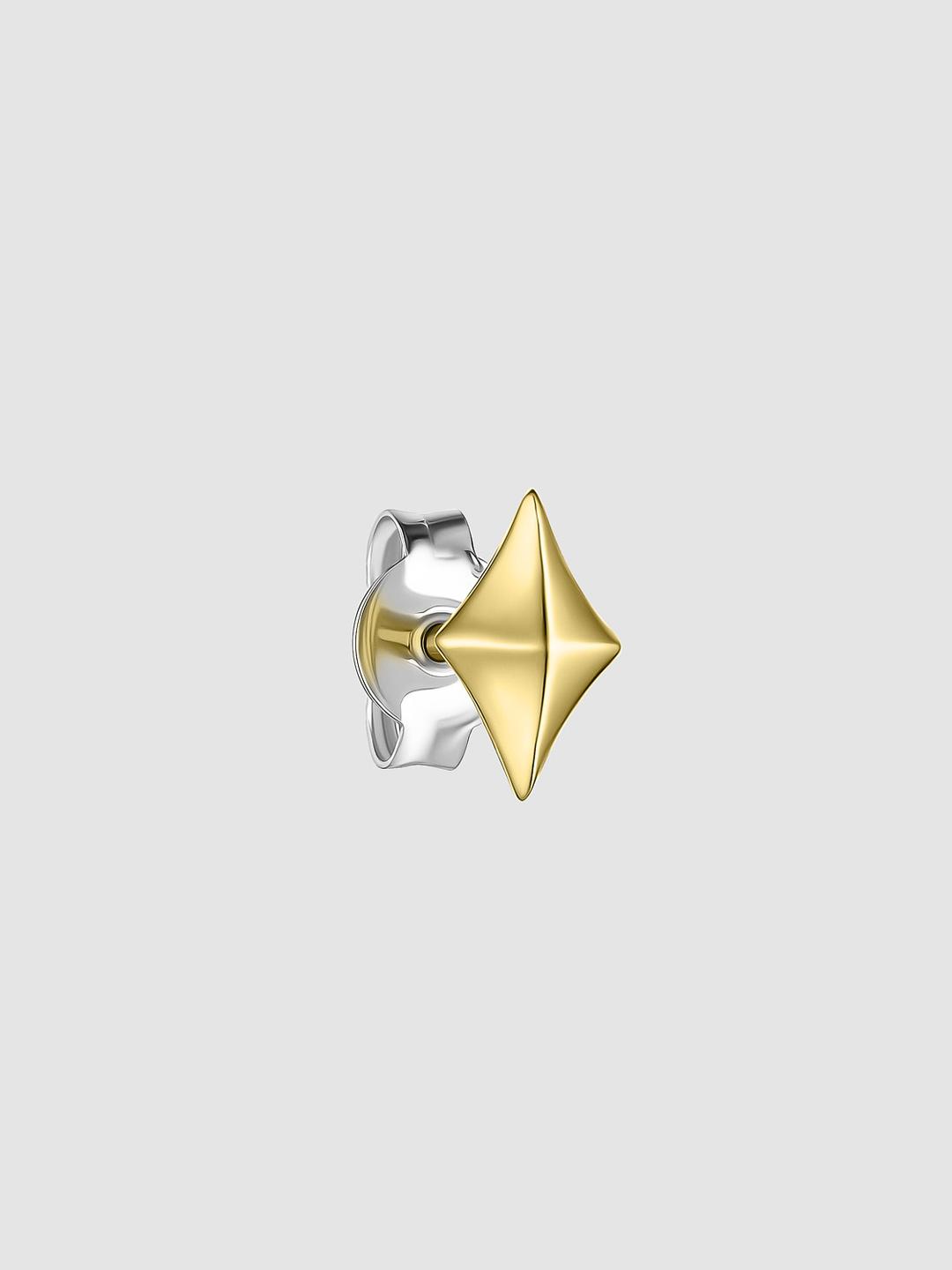 Sparkler Single Stud Gold Vermeil