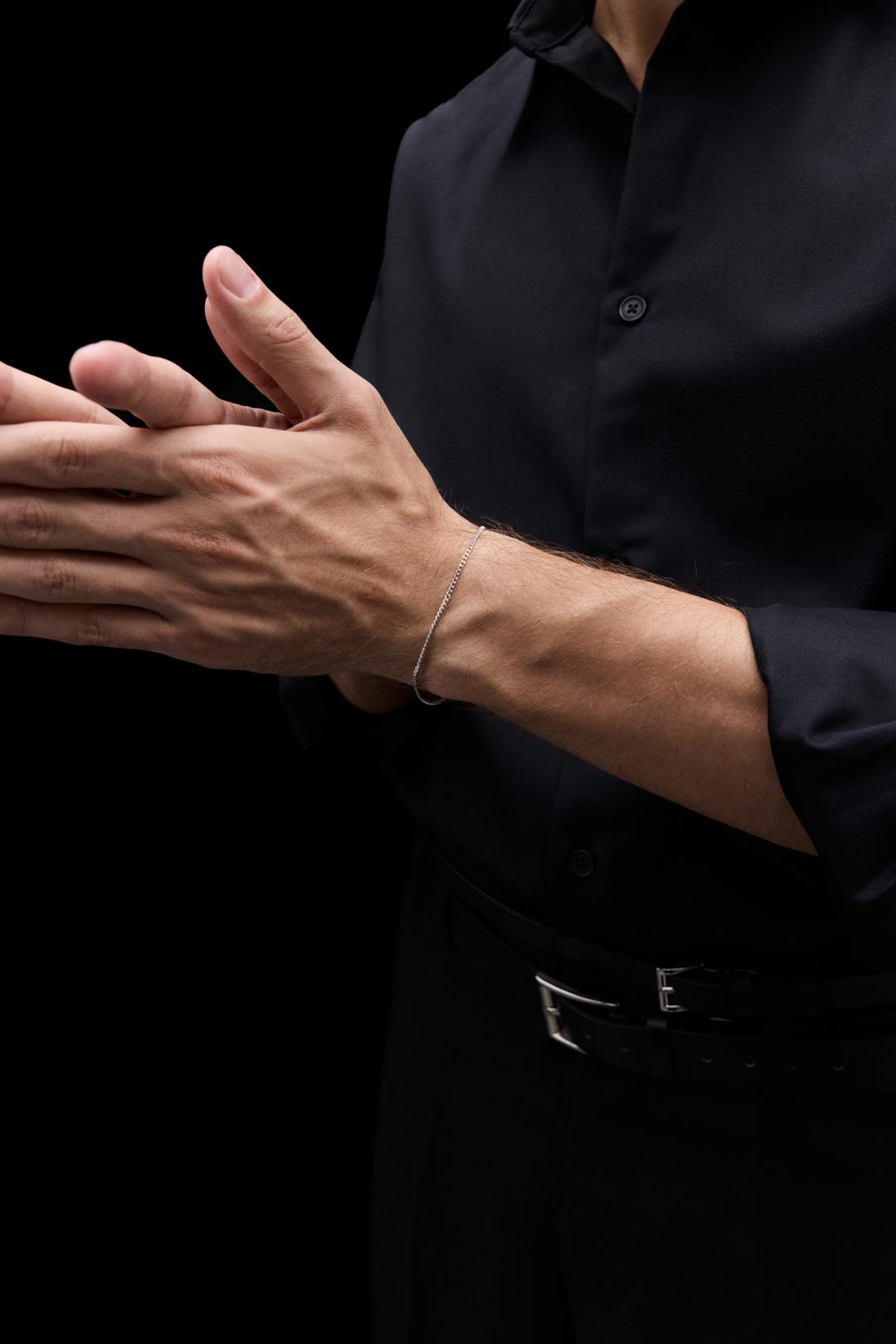 Avgvst x Crosby Studios Flat Curb Bracelet 