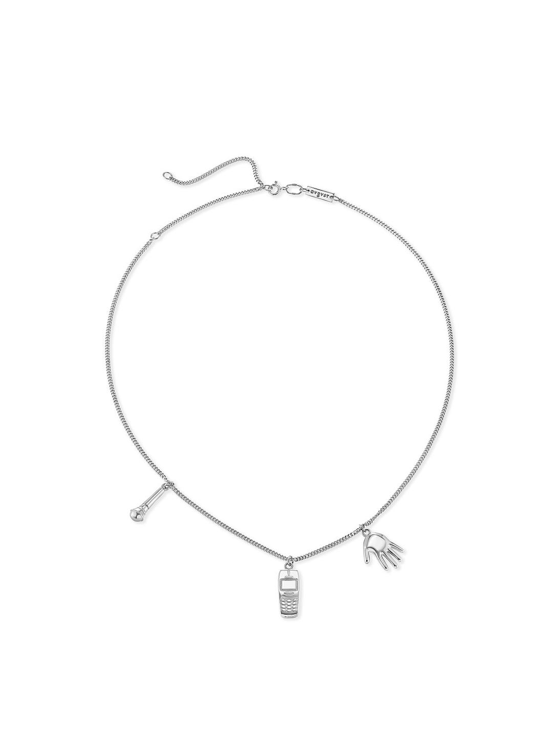 Avgvst x Crosby Studios Mic - Old Phone - Hand Necklace