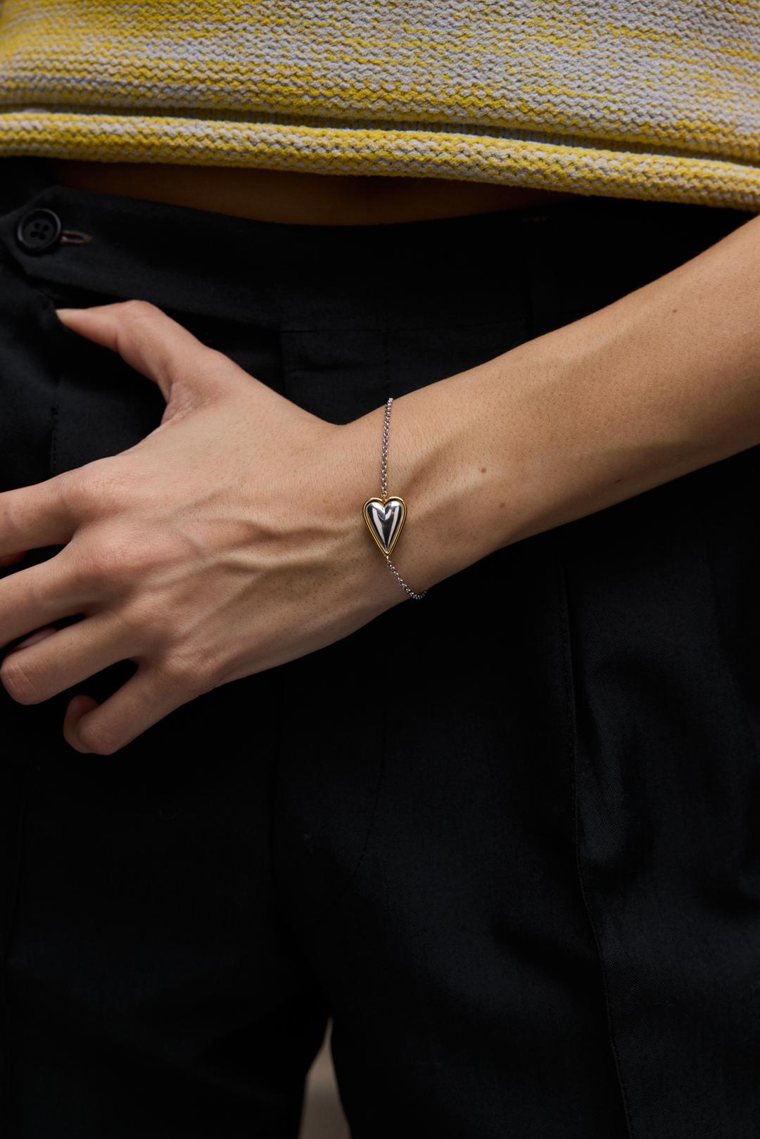 Bumper Heart Bracelet