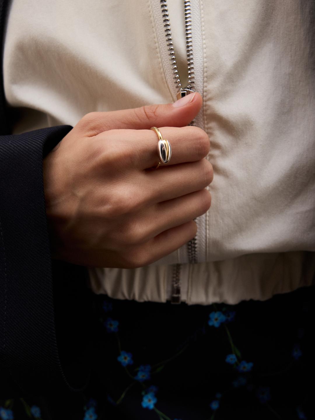 Seed Ring Gold Vermeil