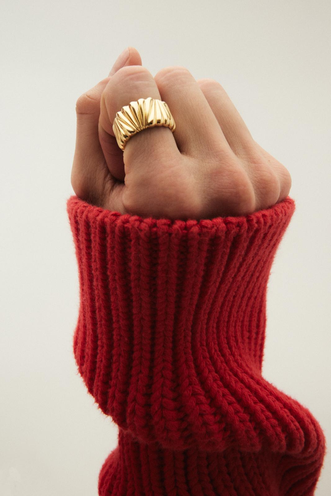Echo Ring Gold Vermeil