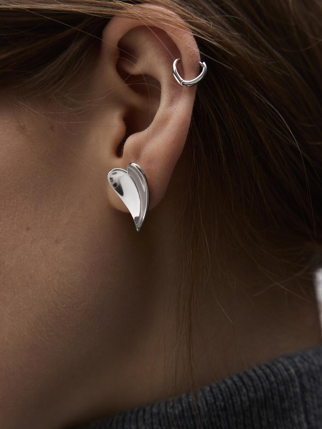 Sailing Heart Studs