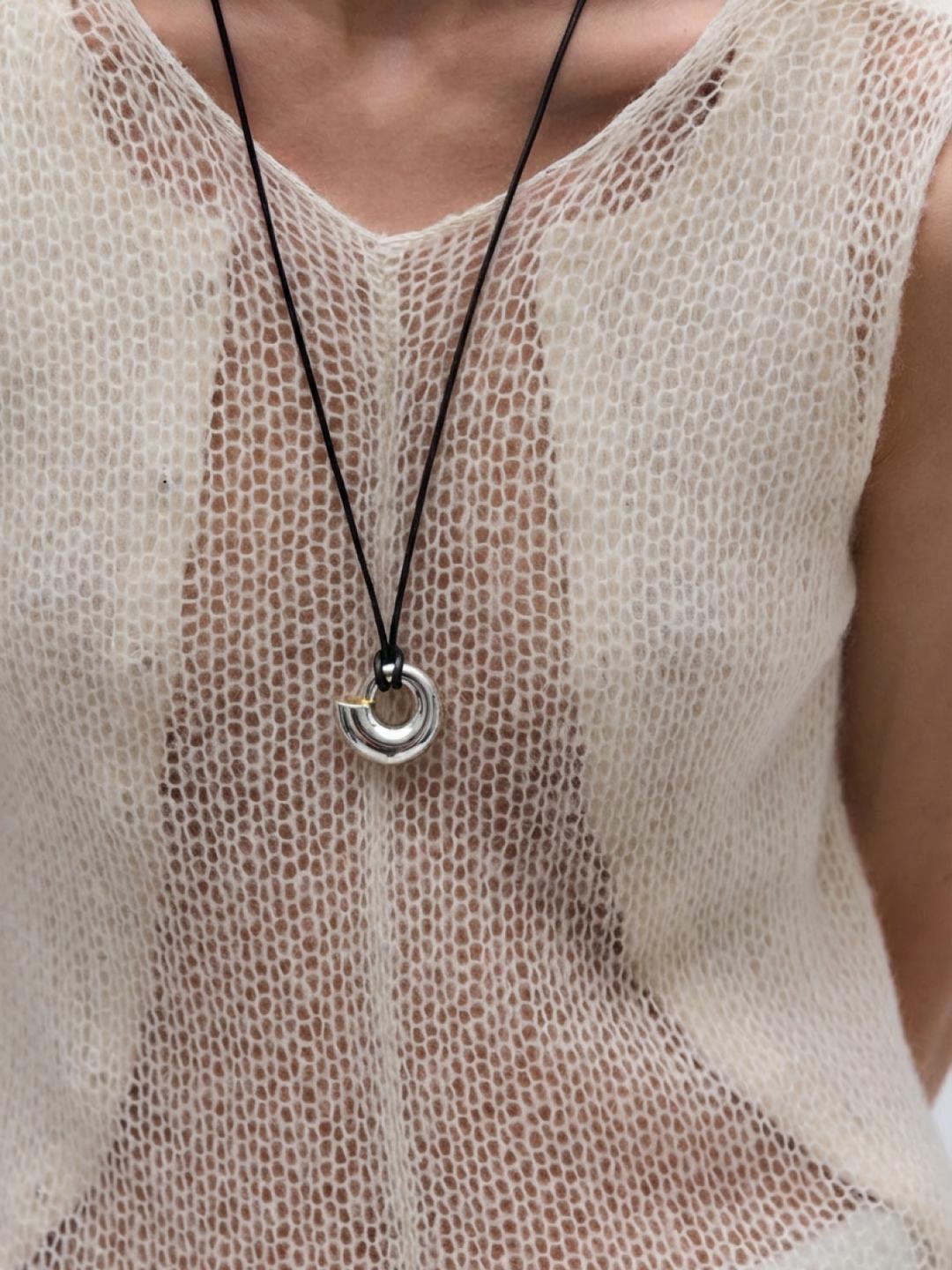 Uroboros Pendant on a Cord