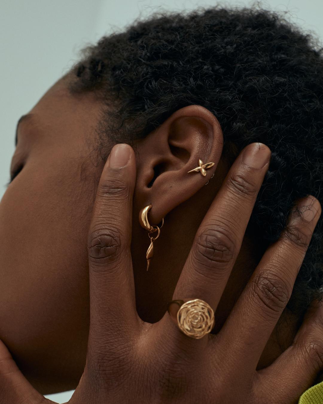 Rose Signet Gold Vermeil