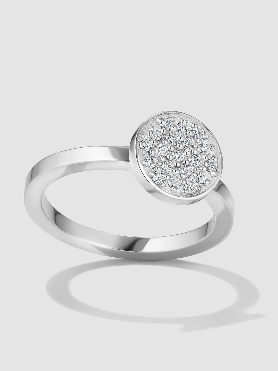 Engagement Pavé Ring White Gold