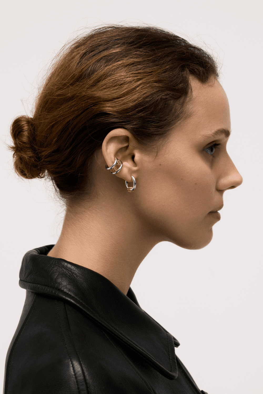 Beaded Flower Earcuff