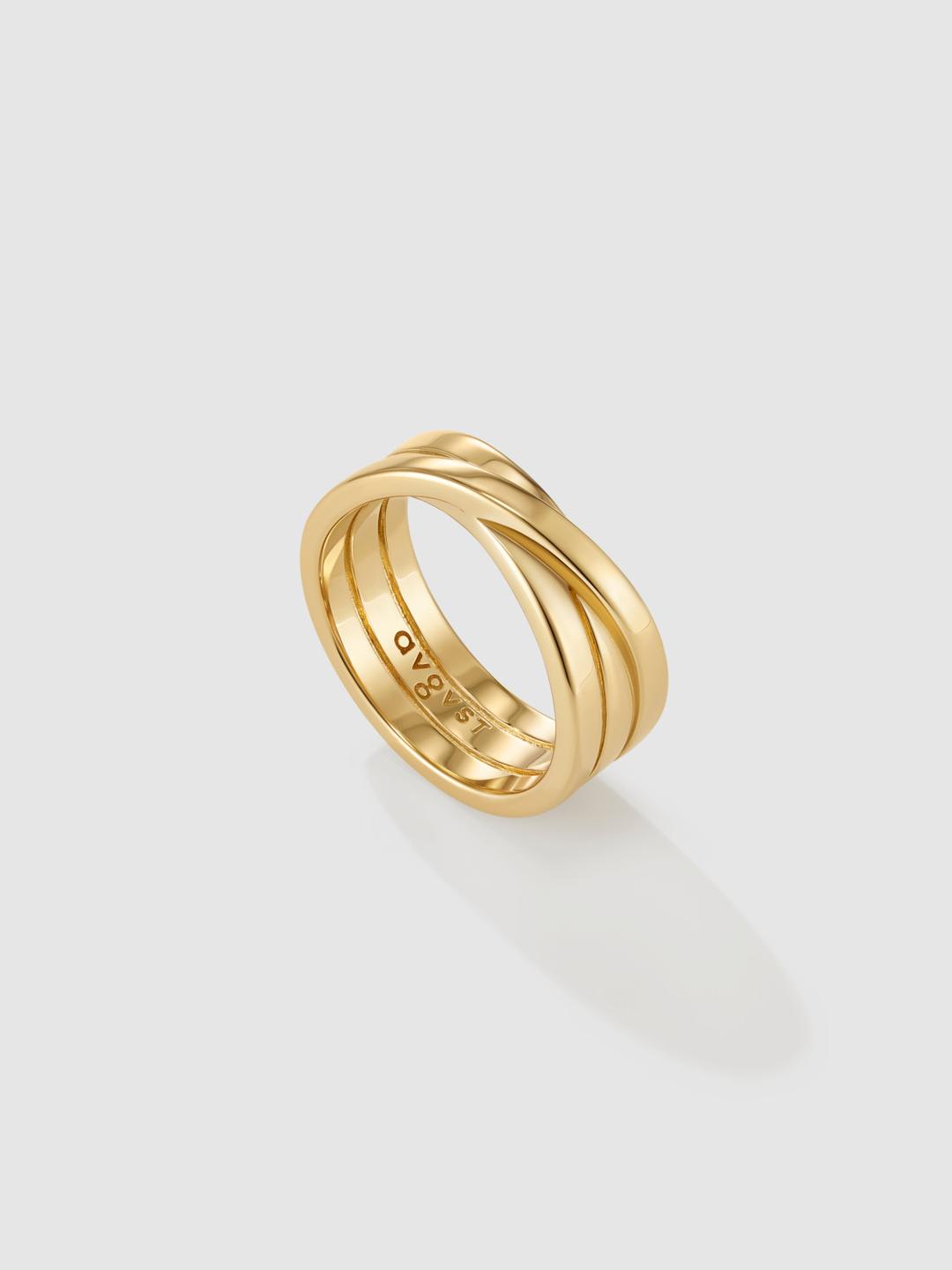 Wound-on Ring Gold Vermeil