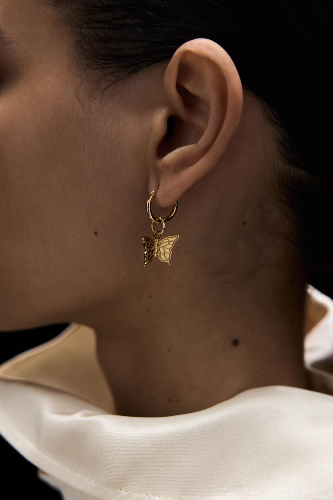 Avgvst x Crosby Studios Butterfly Trinket Gold Vermeil