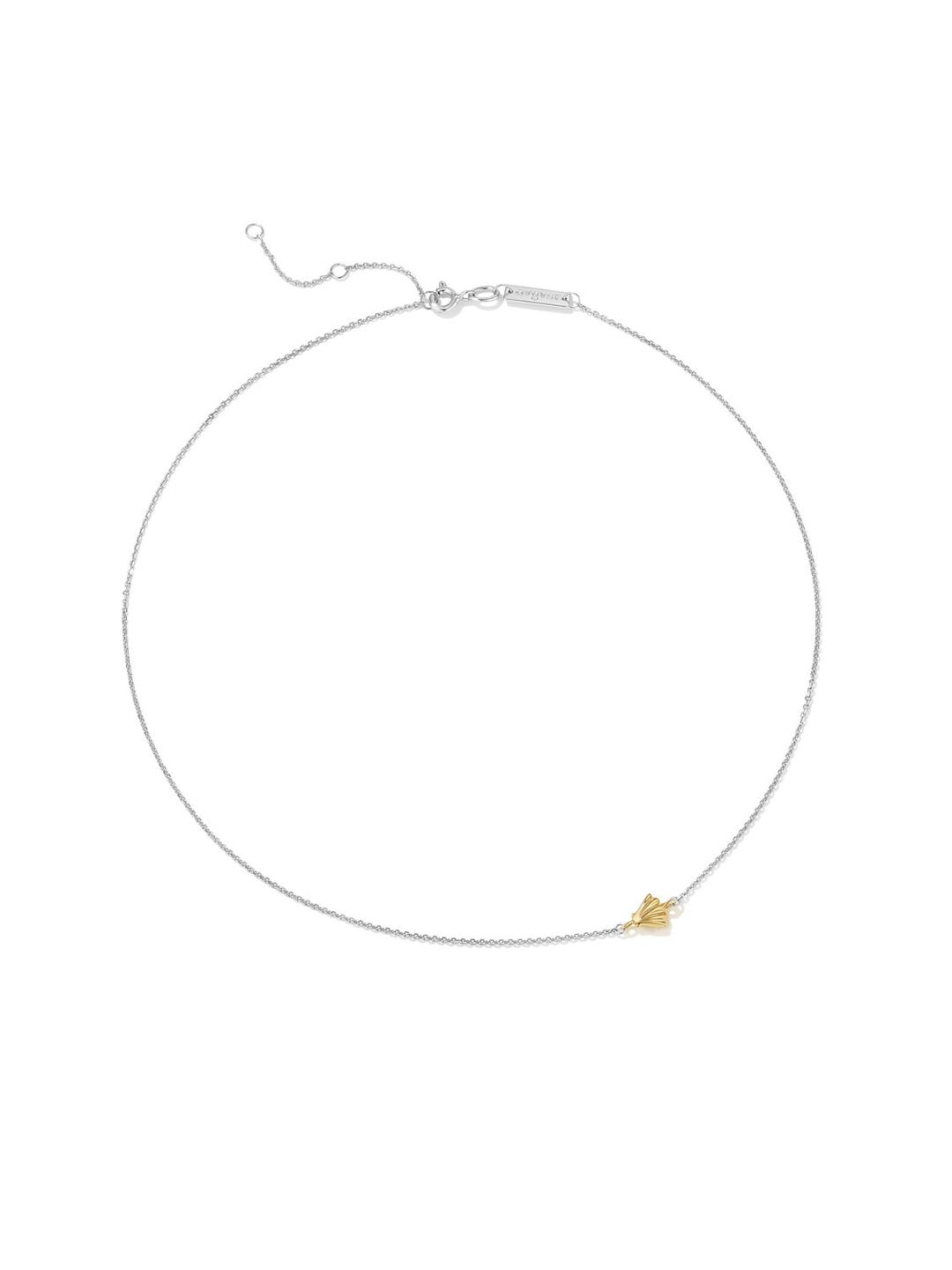 Double Gold Shell Necklace