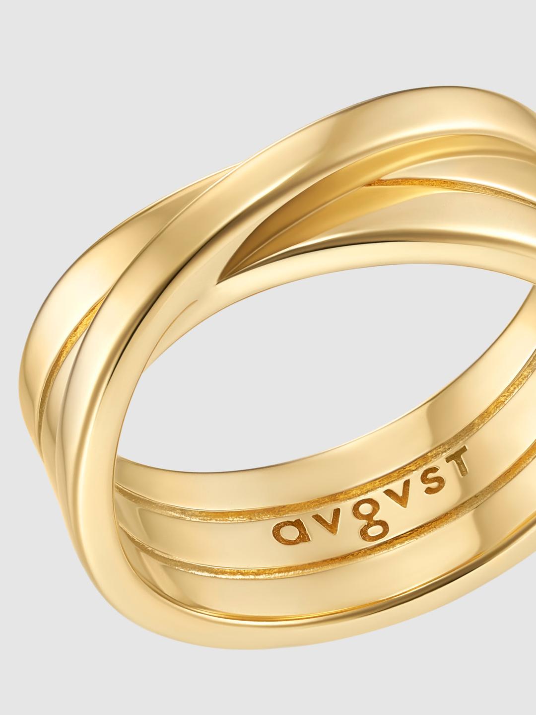 Wound-on Ring Gold Vermeil
