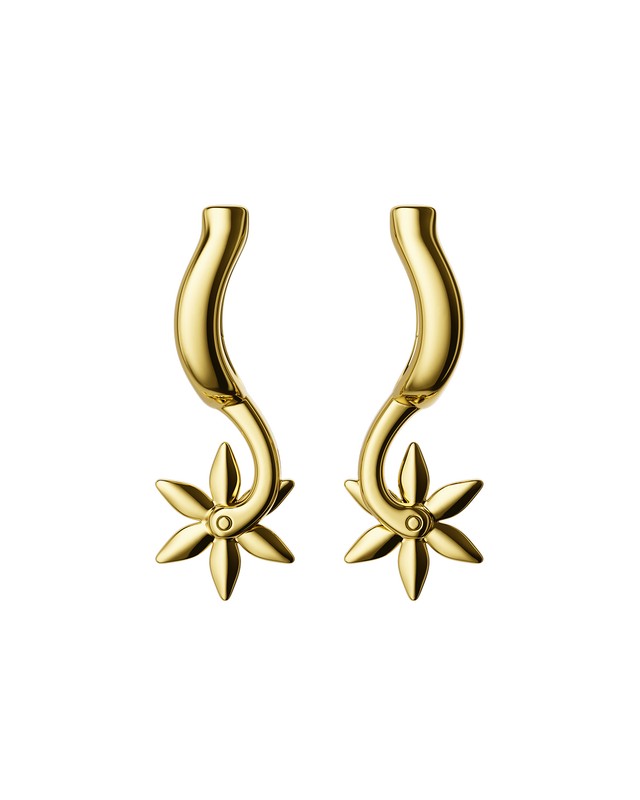 Spur Earrings Gold Vermeil