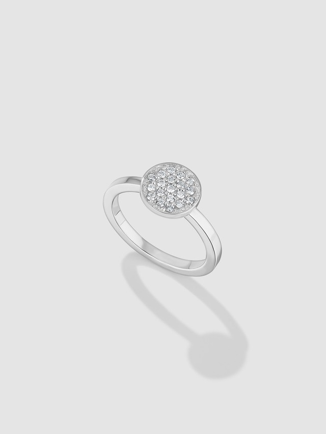 Engagement Pavé Ring White Gold