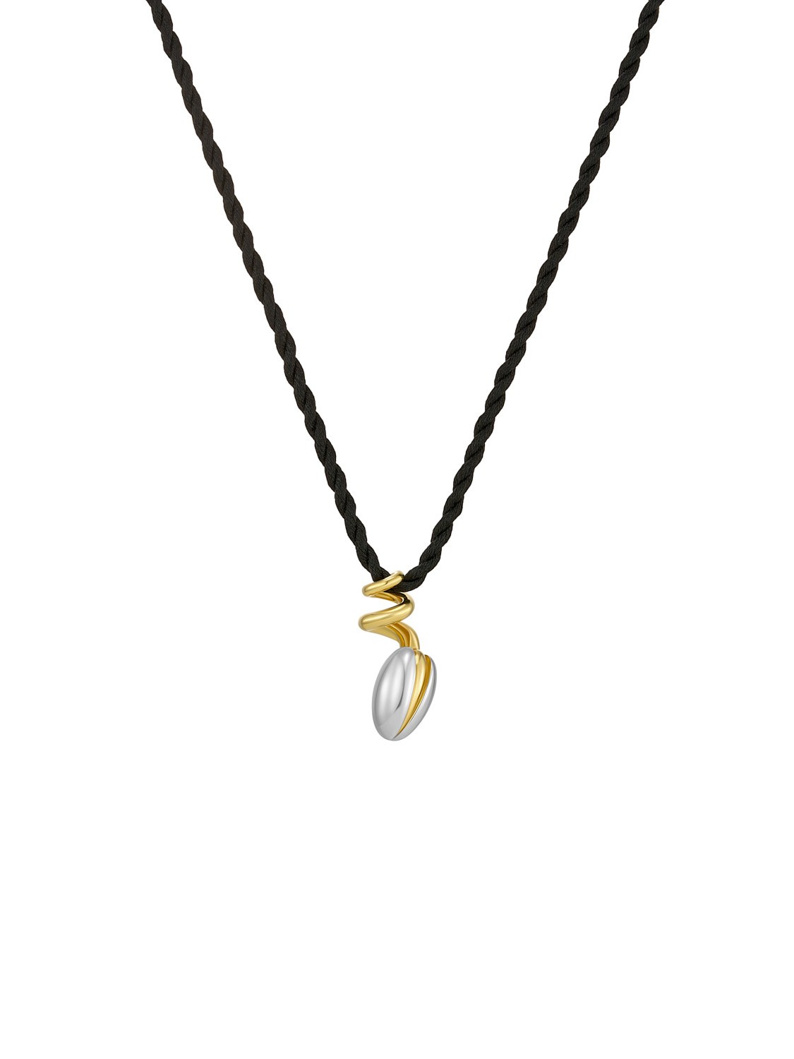 Seed Cord Necklace Gold Vermeil
