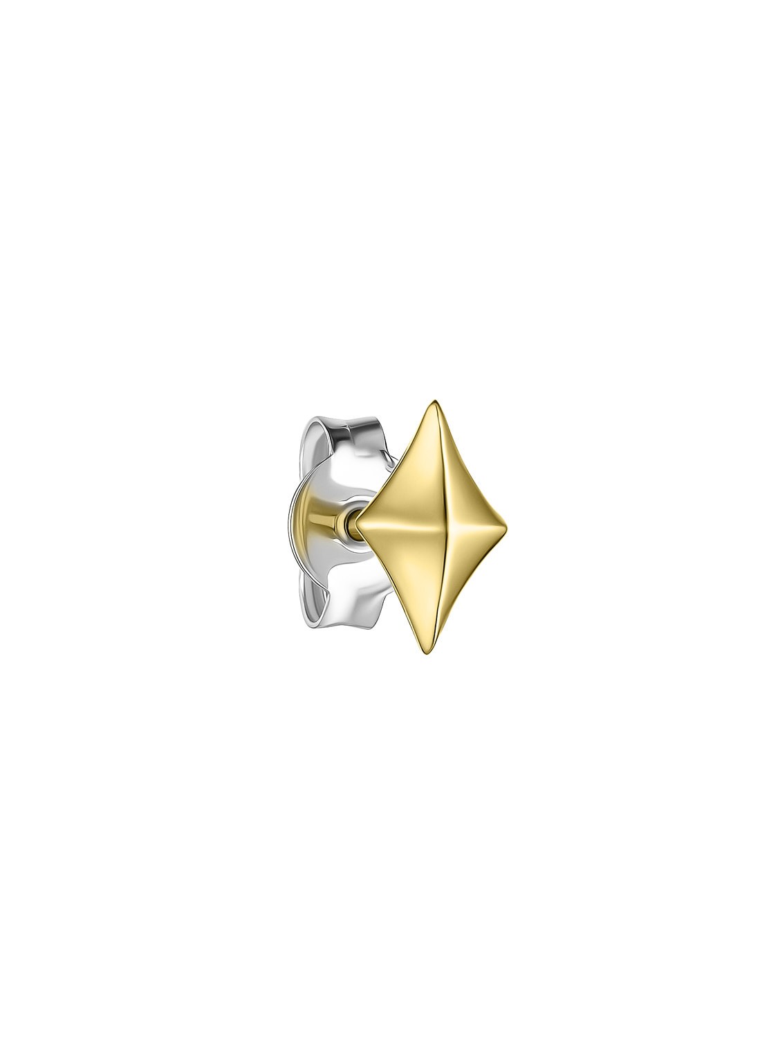 Sparkler Single Stud Gold Vermeil