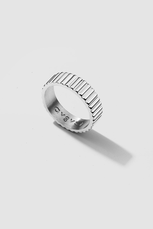 Bugle Bead Narrow Ring