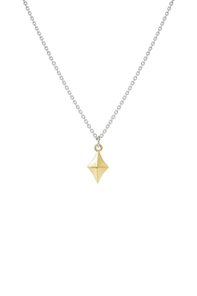 Sparkler Pendant Necklace Gold Vermeil