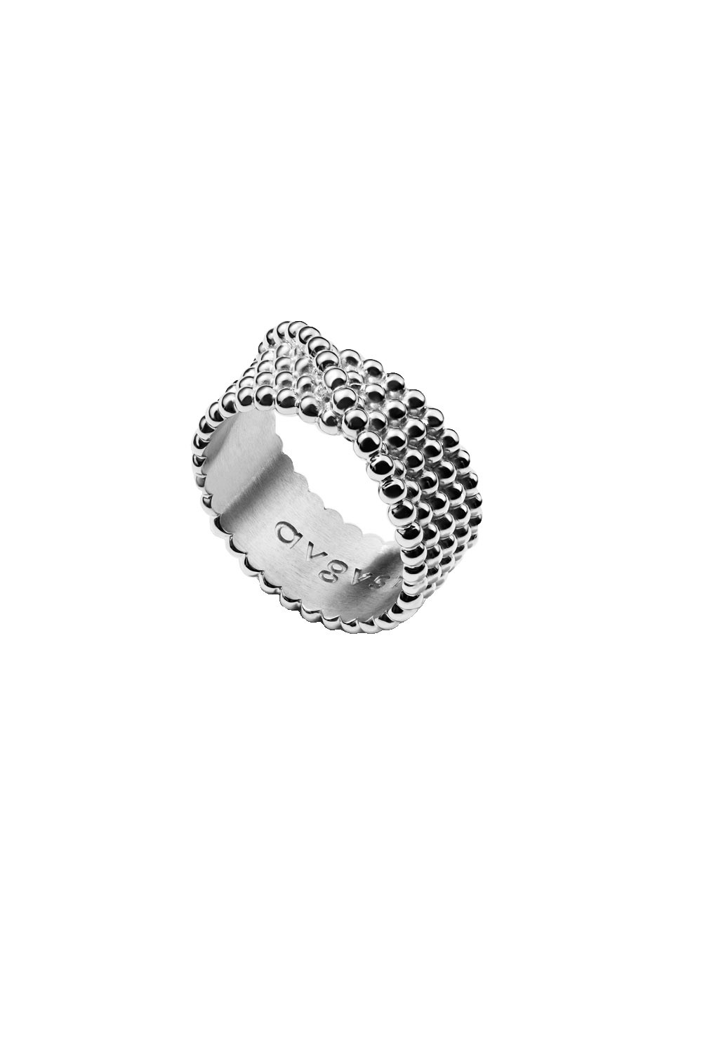 Wound-on Beads Ring