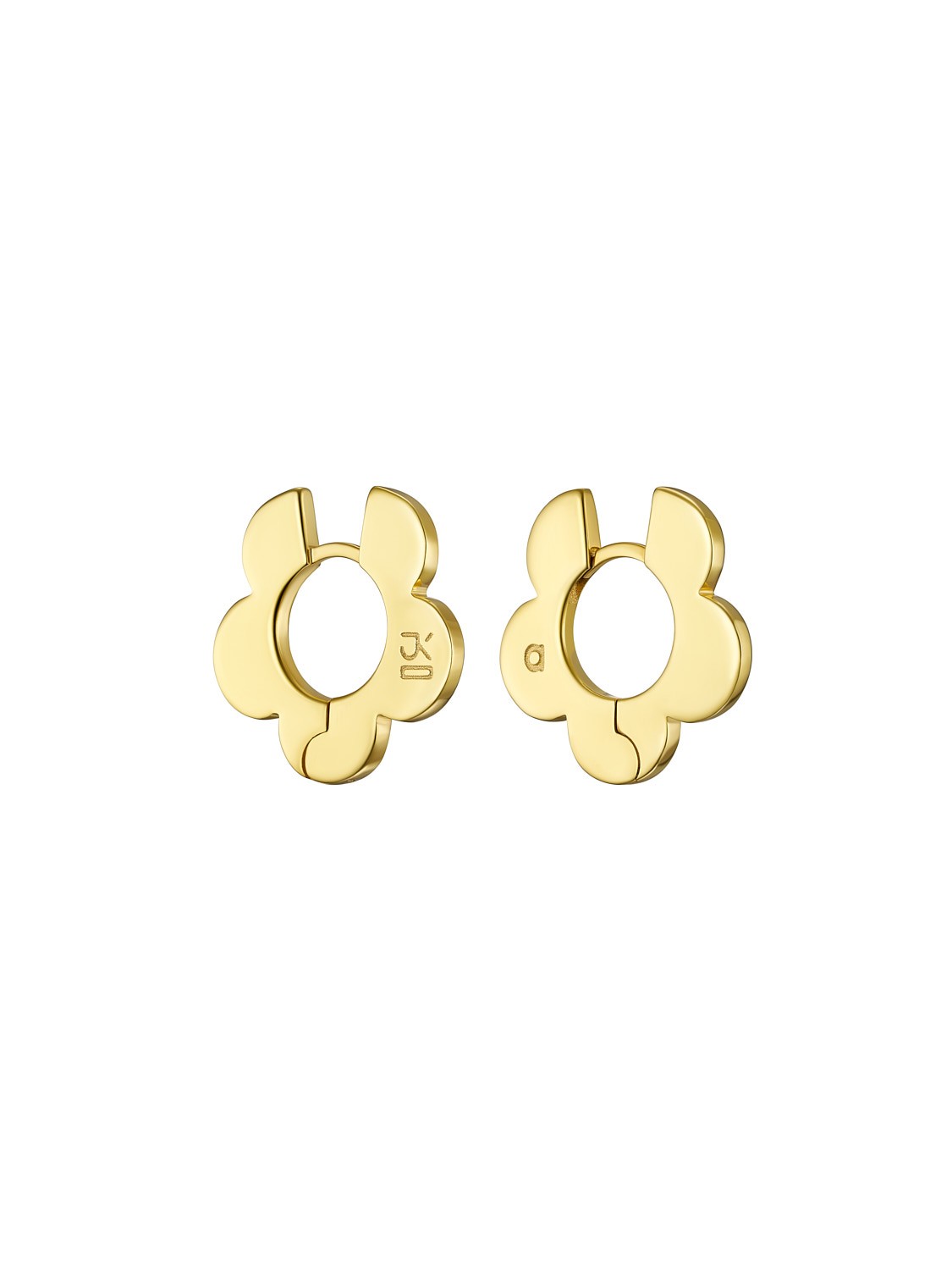 Avgvst x J.Kim Embrace Petal Hoops Gold Vermeil