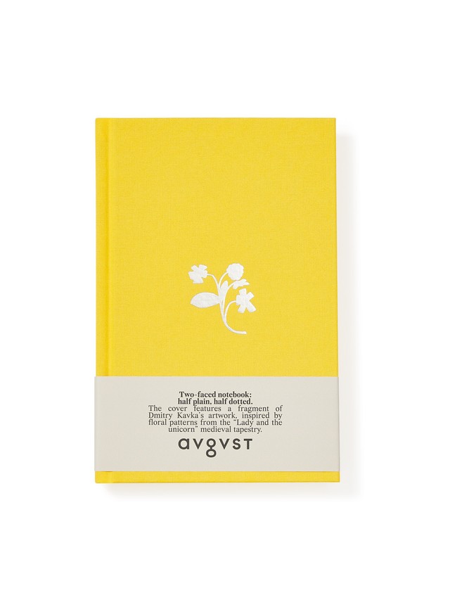 Yellow Notebook Millefleurs