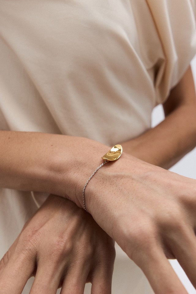 Ellipse Bracelet Gold Vermeil