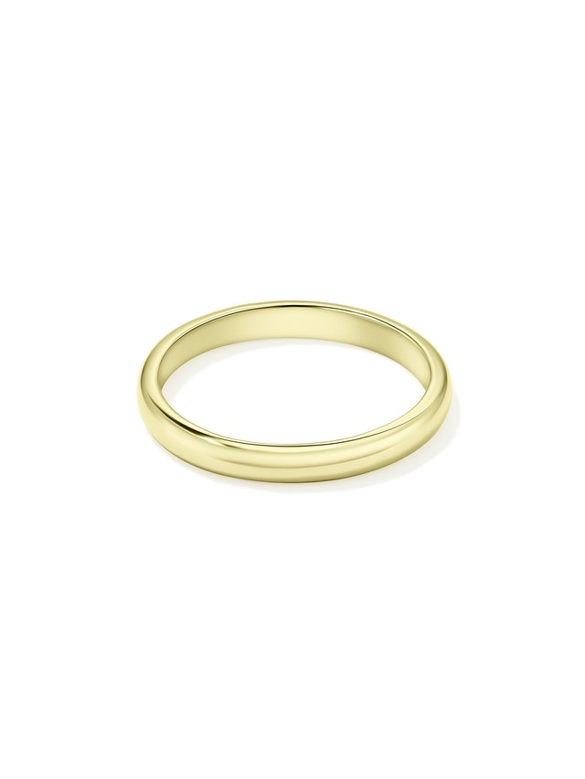 Thin Flemish Band in Yellow Gold